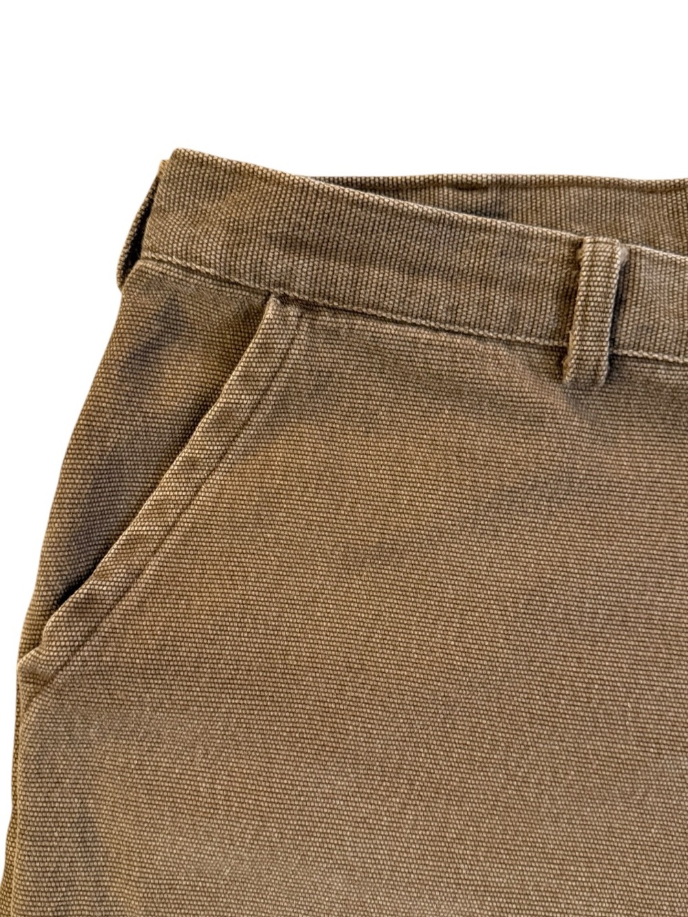 Vintage 90s Orvis Stand Up Canvas Field Shorts USA Made 40 Brown Duck Workwear - Picture 3 of 14
